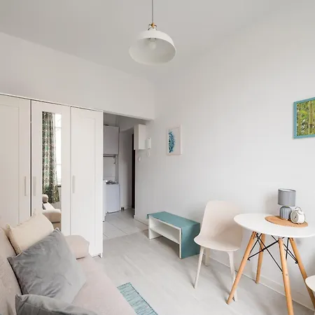 Tamka Powisle Blue Apartment Warsaw
